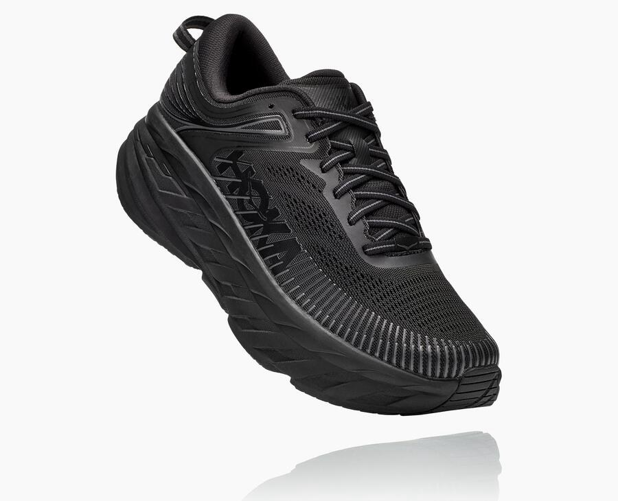 Hoka One One Bondi 7 Löparskor Herr - Svarta - MOFBK-3927